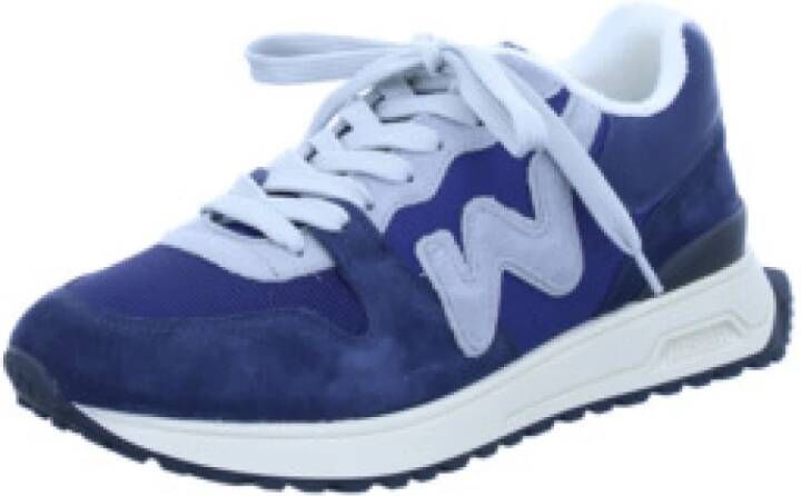 Womsh Blauwe Heren Sneaker Comfortabel en veelzijdig
