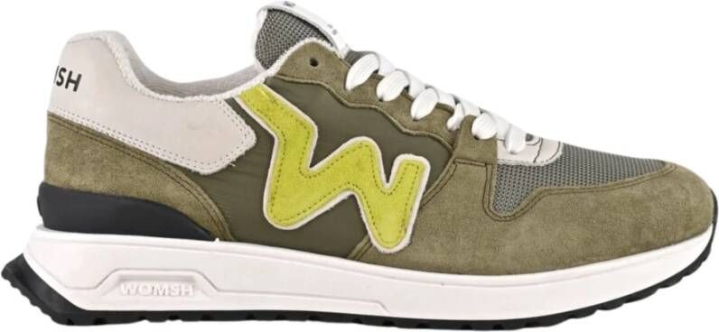 Womsh Kleurrijke Wise Sneaker Green Heren