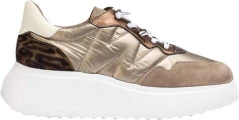 Wonders Beige Casual Sneakers voor Vrouwen Beige Dames
