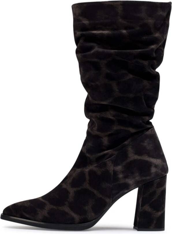 Wonders Bota Elsa animal print Color: Gris Multicolor Dames