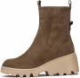 Wonders Stijlvolle Taupe Enkellaarsjes voor Dames Gray Dames - Thumbnail 1