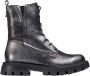 Wonders 'Camila' Grijze Leren Dames Enkellaarzen Gray Dames - Thumbnail 6