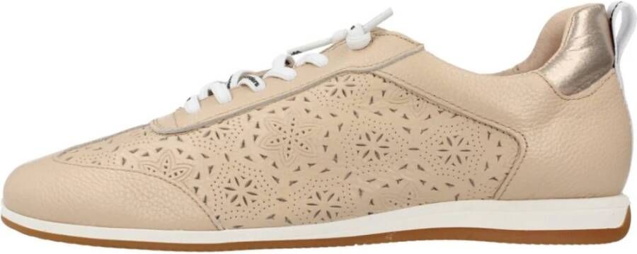 Wonders Chique Sportieve Sneakers voor Vrouwen Beige Dames