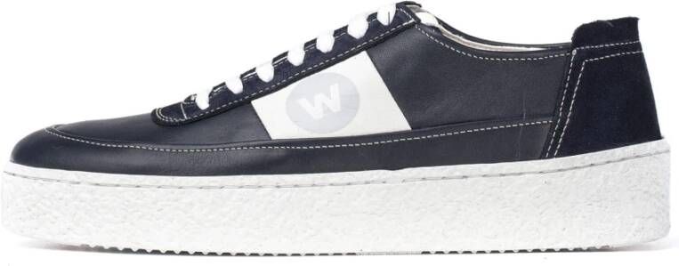 Wonders Deportivas piel cordones Color: Azul Blue Heren