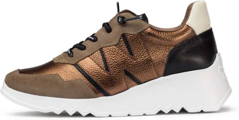 Wonders Deportivas Track Oro Color: Marrón Multicolor Dames