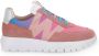 Wonders Odisei Dames Sneaker met Fris Logo Detail Pink Dames - Thumbnail 6