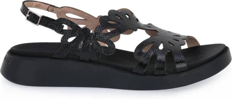 Wonders Flat Sandals Zwart Dames