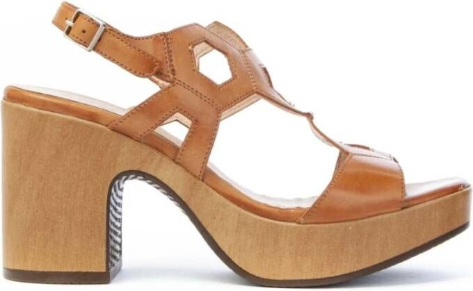 Wonders High heel sandal Bruin Dames