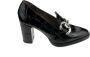 Wonders Klassieke Leren Pump met MemoryGel Binnenzool Black Dames - Thumbnail 2