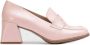 Wonders Klassieke leren pump met vierkante blokhak Pink Dames - Thumbnail 2