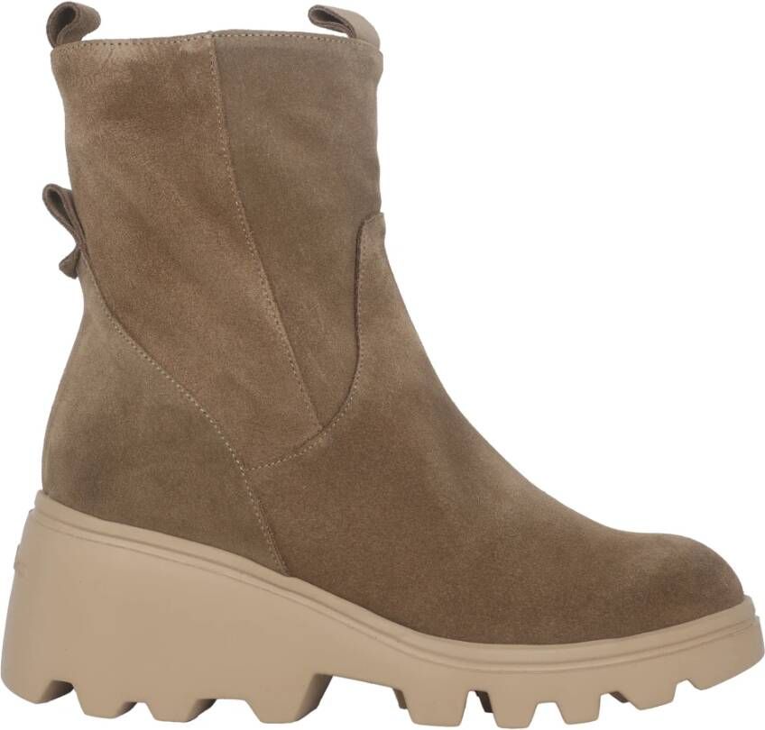 Wonders Leeds dames laars Taupe