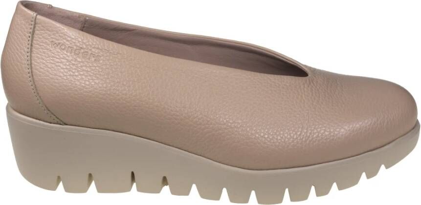 Wonders Moderne Aqua Beige Damesloafer Beige Dames