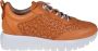 Wonders Oranje Leren Urban Sneakers Orange Dames - Thumbnail 2