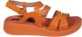 Wonders Oranje Urban Wave Sandaal Orange Dames - Thumbnail 1