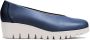 Wonders Fly Damesloafer met MemoryGel Binnenzool Blue Dames - Thumbnail 2
