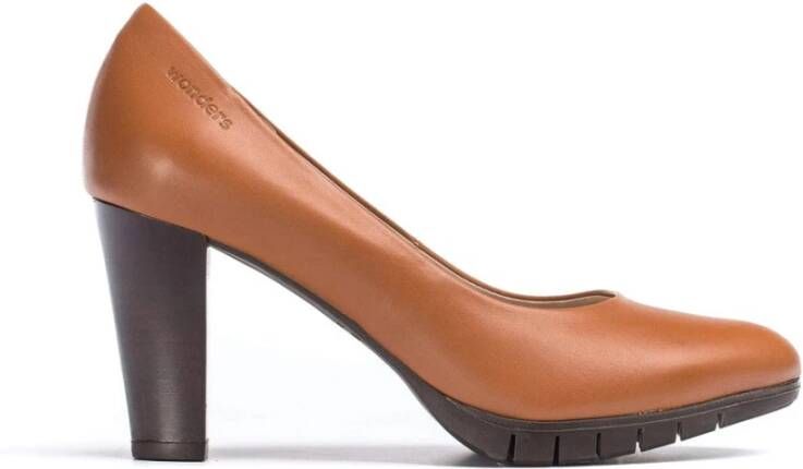 Wonders Pumps Bruin Dames