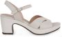 Wonders -Dames off-white ecru parel sandalen - Thumbnail 2