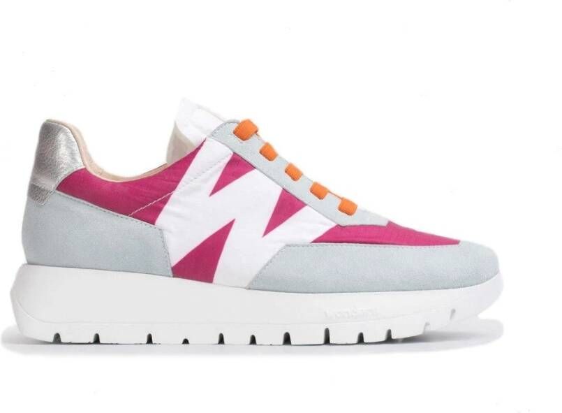 Wonders Odisei Dames Sneaker met Fris Logo Detail Multicolor Dames - Foto 2