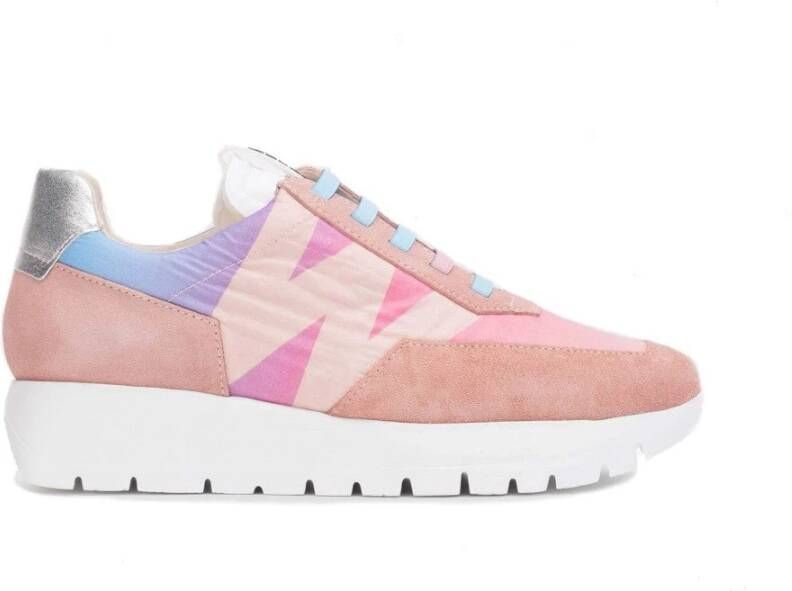 Wonders Odisei Dames Sneaker met Fris Logo Detail Pink Dames - Foto 3