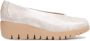 Wonders Trendy Tie Dye Leren Mocassins voor Dames Beige Dames - Thumbnail 2