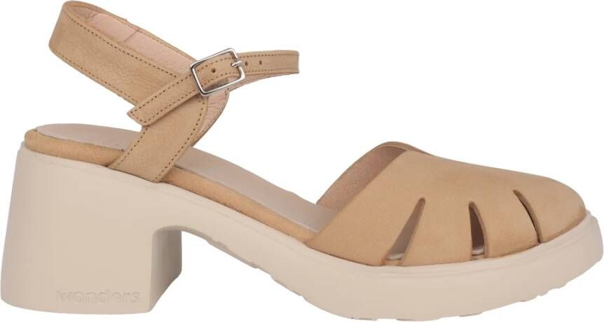 Wonders Verstelbare Metalen Gesp Sandaal