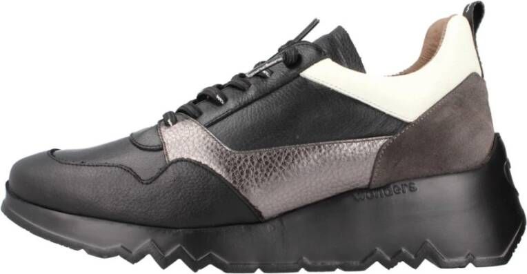 Wonders Veterschoenen voor modieuze vrouwen Black Dames