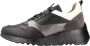 Wonders Lichte en comfortabele leren sneaker Zwart Dames - Thumbnail 3