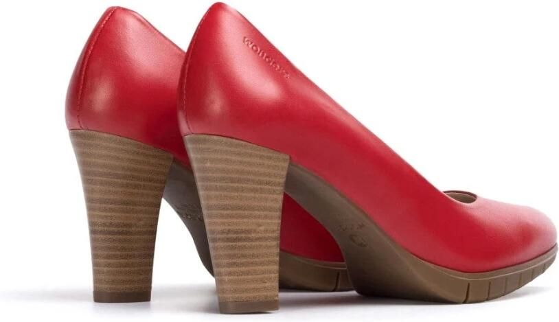 Wonders Elegante bruine leren pump - Foto 4