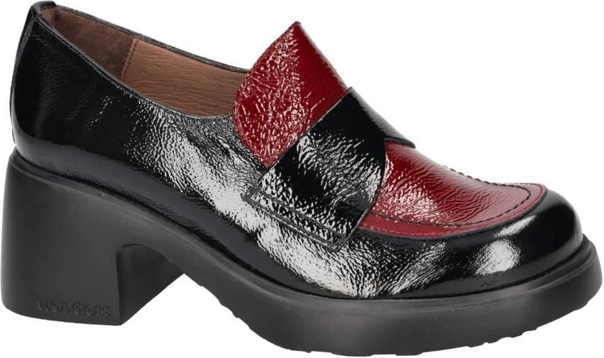 Wonders -Dames rood donker pumps & hakschoenen