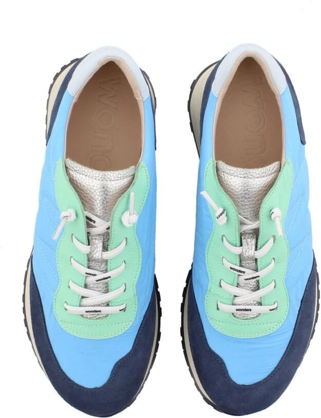 Wonders Towanda 02 dames sneaker Blauw - Foto 2