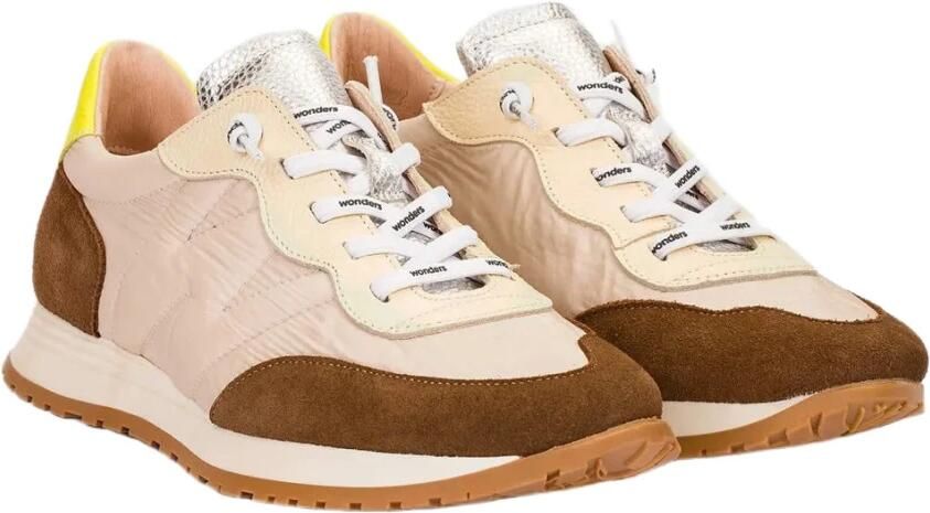 Wonders Towanda 02 dames sneaker Bruin - Foto 2