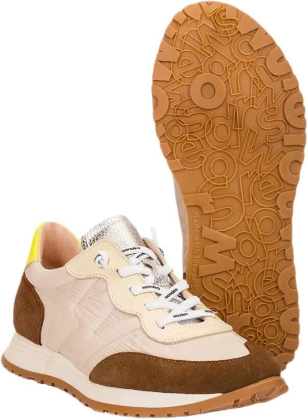 Wonders Towanda 02 dames sneaker Bruin - Foto 3