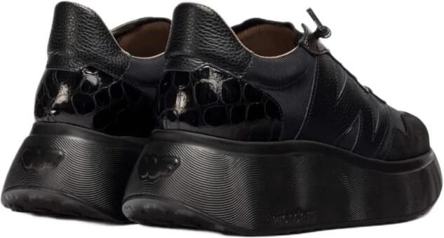 Wonders Zwarte damessneaker Roma 31 - Foto 2