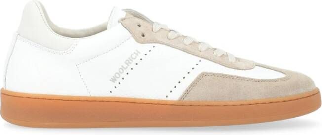 Woolrich Beige Suède Schoenen voor Mannen
