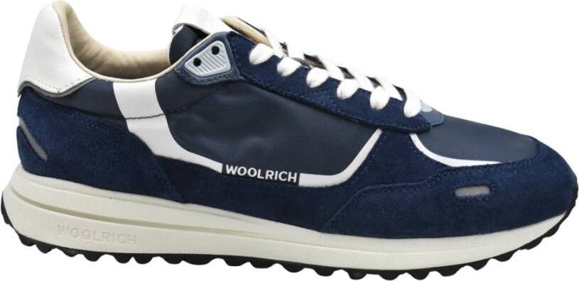 Woolrich Blauwe Sportieve Veterschoenen