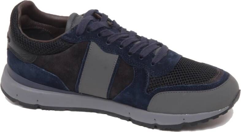 Woolrich Blauw Grijs Suède Schoen Ocean Tex