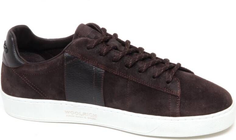Woolrich Bruine Suède Schoenborstel Stijl
