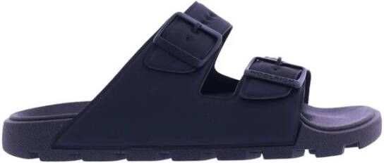 Woolrich Comfortabele Sliders voor vrouwen Black Dames