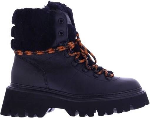 Woolrich Enkellaarzen met bont voor dames