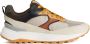 Woolrich Gepaneelde Leren Sneakers Beige Multicolor Heren - Thumbnail 1