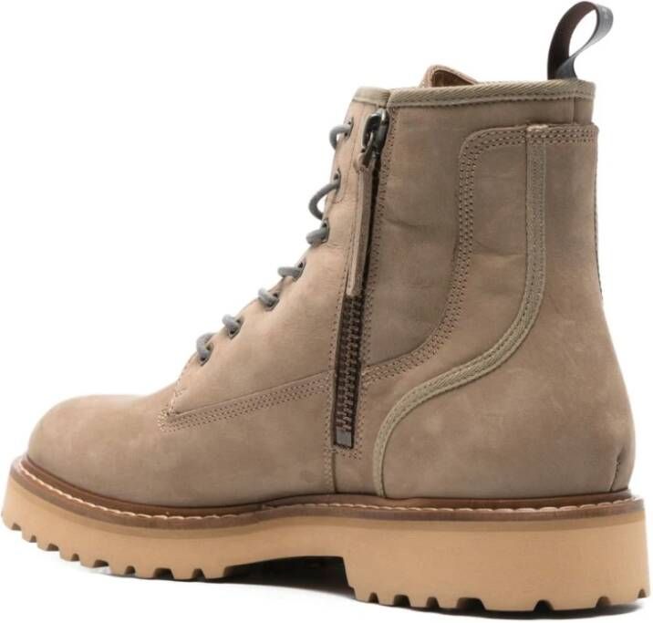 WOOLRICH Veterboots Main Boot Nabuk Maat: 42 Materiaal: Nubuck Kleur: Zand