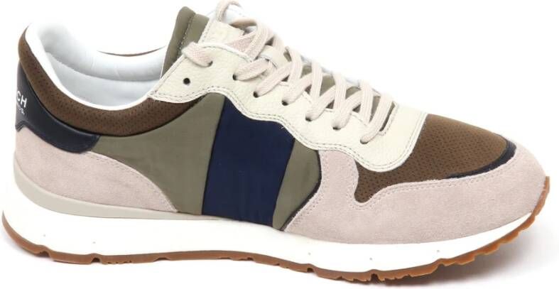 Woolrich Groen Blauw Beige Suède Schoen