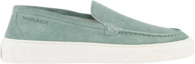 Woolrich Groene Instaploafer Dames Schoenen
