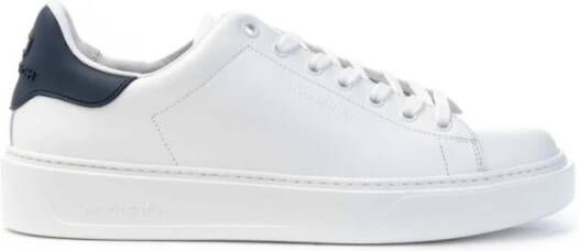 Woolrich Klieke Court Leren Sneakers voor Heren White Heren