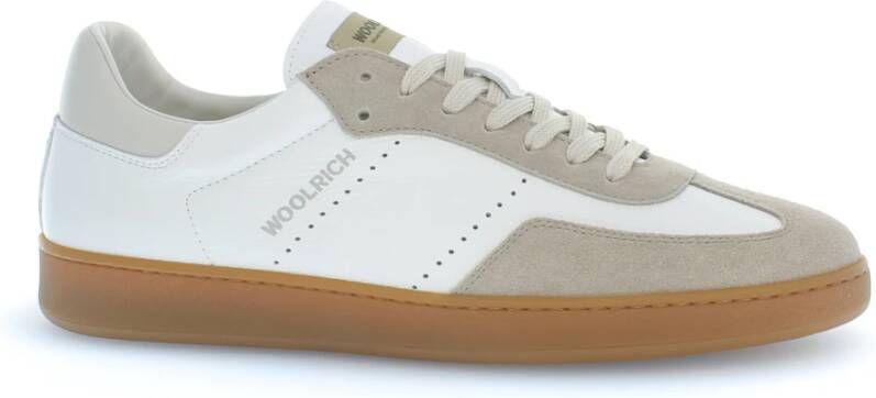 Woolrich Leren en Suède Beige Sneakers Beige Heren