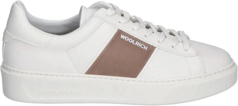 Woolrich Off White Beige Classic Court Schoenen