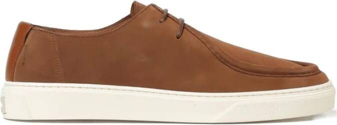Woolrich Platte schoenen in Brandy kleur