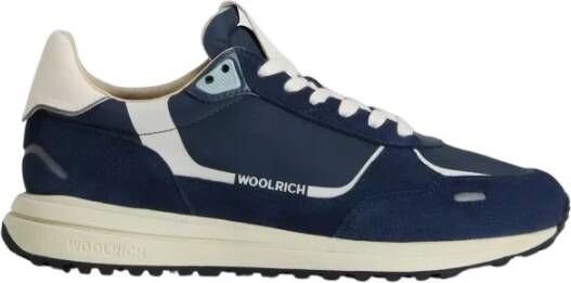 Woolrich Retro Sneakers met leren en suède details