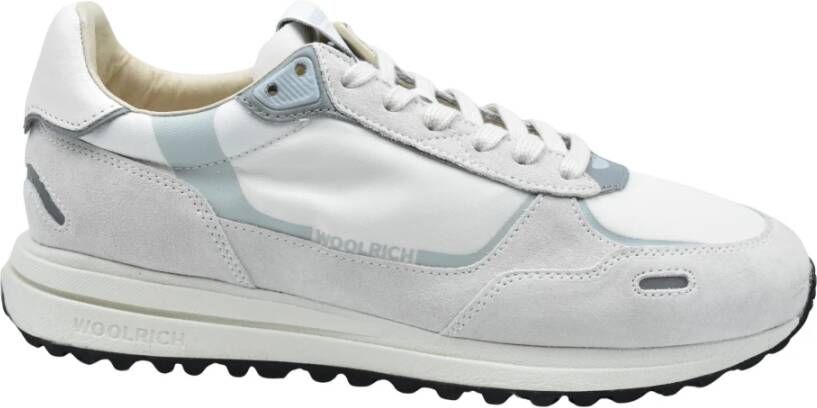 Woolrich Sportieve Witte Veterschoenen
