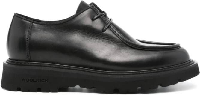 Woolrich Stijlvolle Veterschoenen in Zwart